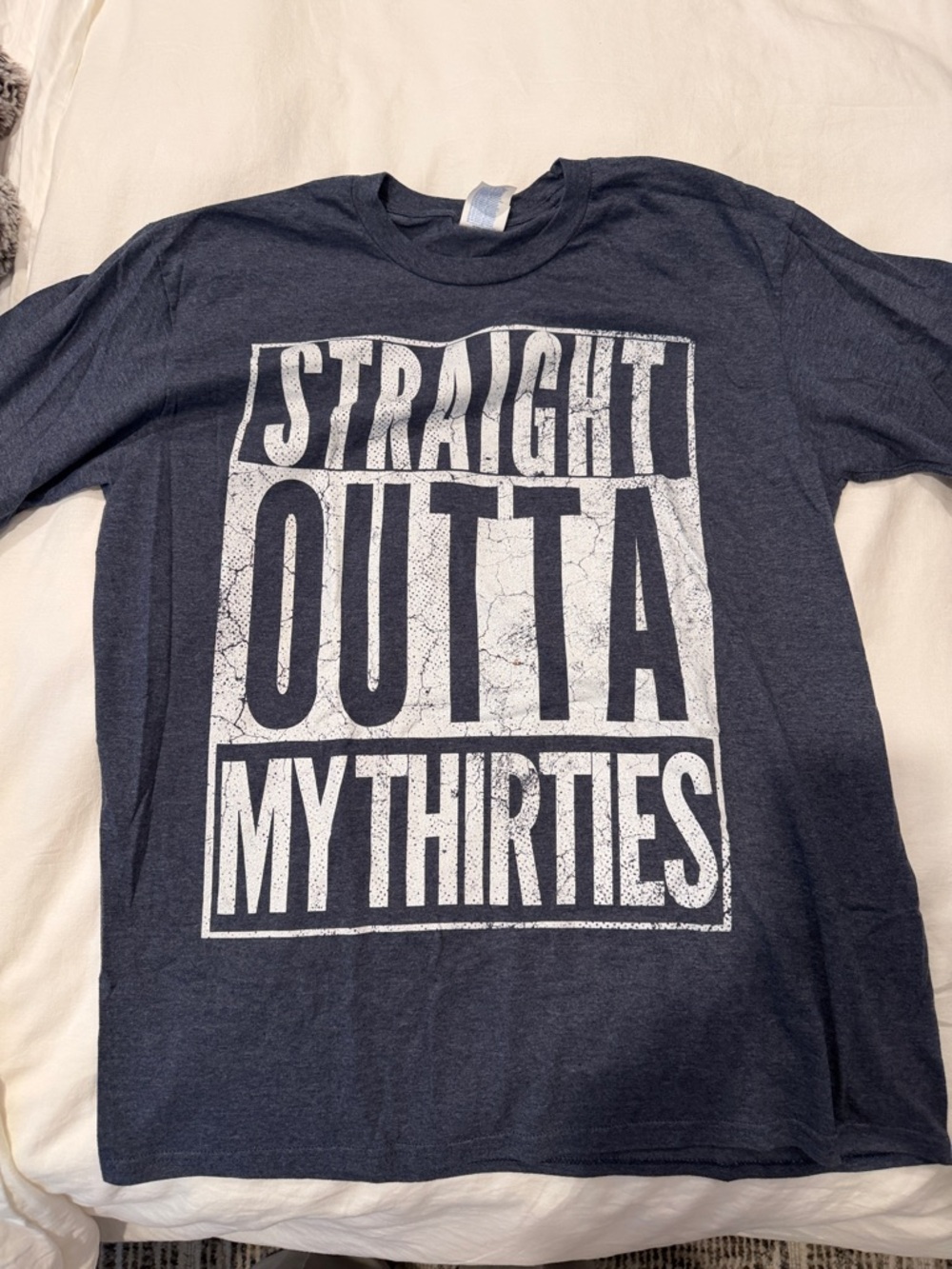 Port and Company Navy Short-Sleeve Graphic Tee